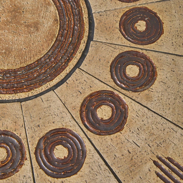 Danish Ceramic Coffee Table by Ox Art for Trioh Møbelfabrik, 1970s For Sale - Image 9 of 11