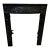 Heavy Metal Vintage Fireplace Cover For Sale