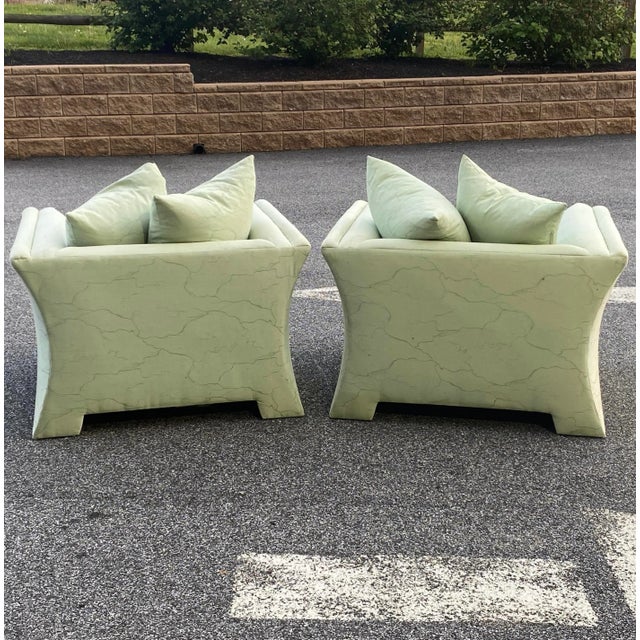 1980's Modern Royal Lounge Co. Lounge Chairs - a Pair For Sale In Philadelphia - Image 6 of 13