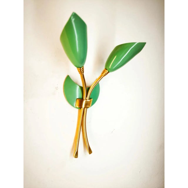 Metal Double Light Wall Lamp For Sale - Image 7 of 12