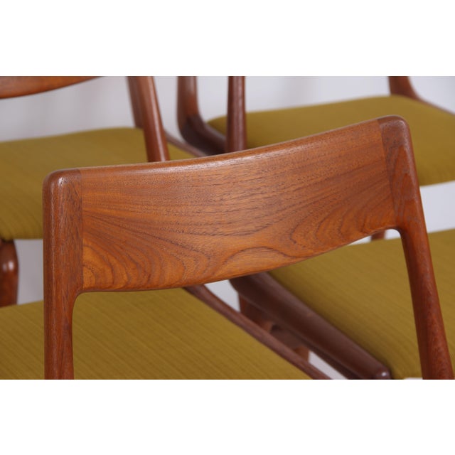 1960s Model 370 Boomerang Chairs by Alfred Christensen for Slagelse Møbelværk, 1950s, Set of 8 For Sale - Image 5 of 10