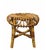 Brown Bamboo and Rattan Circular Stool attributed to Franco Albini, Italy, 1960s For Sale - Image 8 of 8