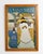 Mid 20th Century France Modern Blue Wood Poster For Sale In Greensboro - Image 6 of 15