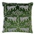 Schumacher Woodland Leopard Velvet 18" Pillow in Emerald For Sale