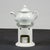 Teapot with Candleholder by R. Ginori, Set of 3 For Sale - Image 9 of 10