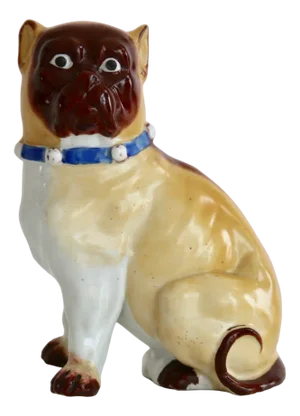 Victorian Porcelain Dog, UK, 1900s