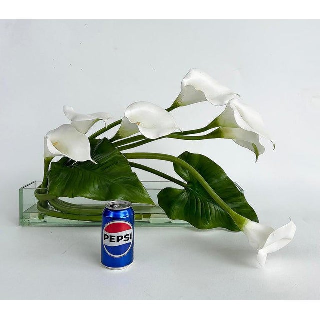 Emilio Robbia Cala Lily Sculptural Floral Arrangement Centerpiece Offered for sale is a spectacular Emilio Robia white...