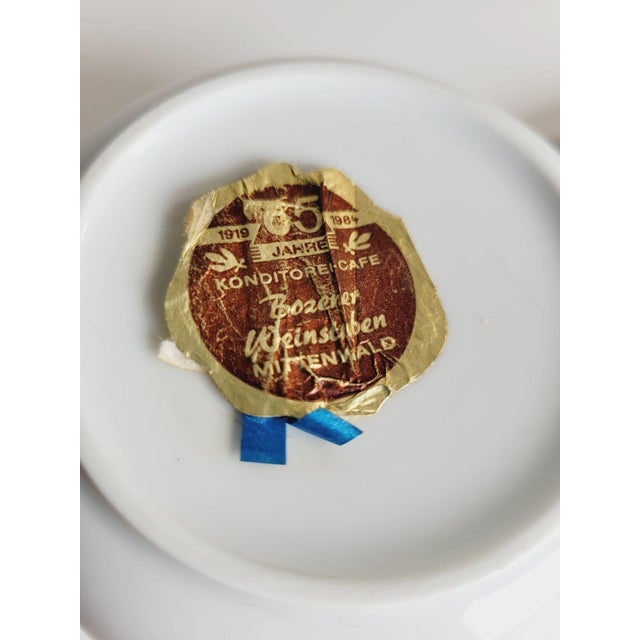 Vintage Trinket Box Bavarian Porcelain Lidded Weinstuben Mittenwald For Sale - Image 9 of 11