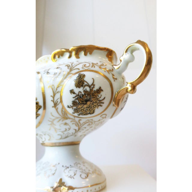 German Porcelain Jardinière Centerpiece, Neoclassical Style, Circa Early 20th Century For Sale - Image 9 of 12