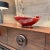 Mid-Century Modern 1960s Fortunata Design Italian Art Pottery Bowl in Oxblood Red For Sale - Image 3 of 12