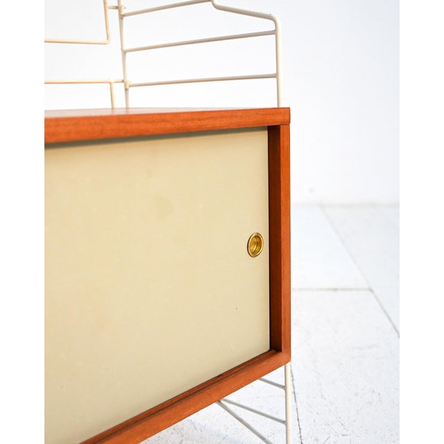 Freestanding Modular Bookcase in String Style, 1960s For Sale - Image 14 of 15