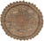Doris Leslie Blau 1880s Antique Turkish Round Silk & Metal Thread Rug For Sale