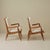 1950s Roger Landault French Mid Century Armchairs, a Pair, 1950s For Sale - Image 5 of 9