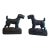 Early 20th Century Airedale Terrier Bookends - A Pair For Sale