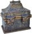 Brass Mid 20th Century Hand-Engraved Calligraphy-Patterned Brass Keepsake W/ Handle For Sale - Image 8 of 13