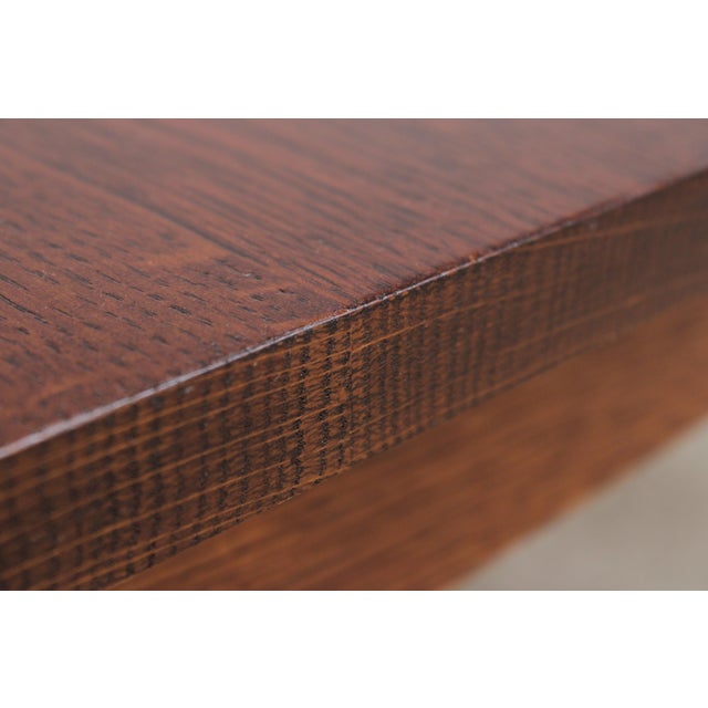 2000 - 2009 Stickley Mission Oak Inlaid Harvey Ellis Dining Table For Sale - Image 5 of 16