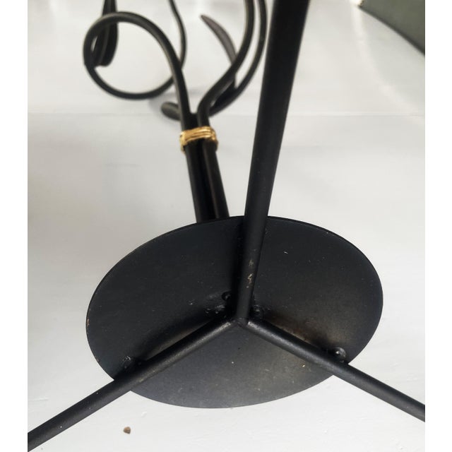 Large Floor Candleholder in Metal, 1950s For Sale - Image 13 of 18