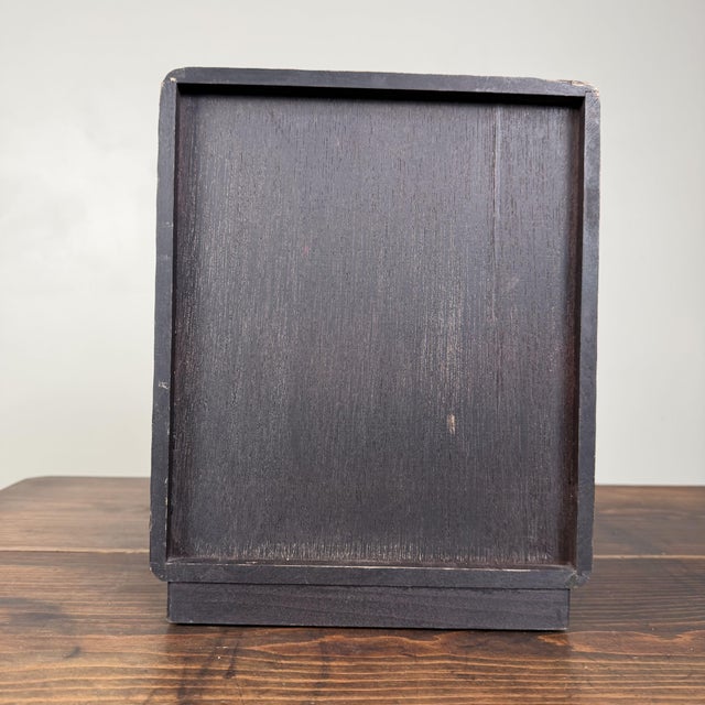 Small Japanese Kamakura-Bori Haribako Storage Cabinet in Bamboo, 1960s For Sale - Image 11 of 12