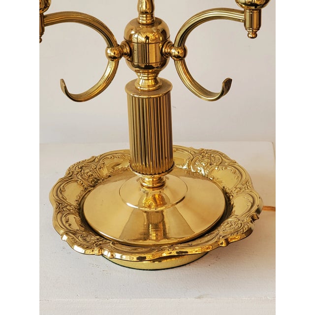 Mid-Century Bouillotte Table Lamp For Sale In New York - Image 6 of 10