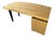 Leon Rosen for Pace Collection “Boca” Executive Desk in Birdseye Maple For Sale