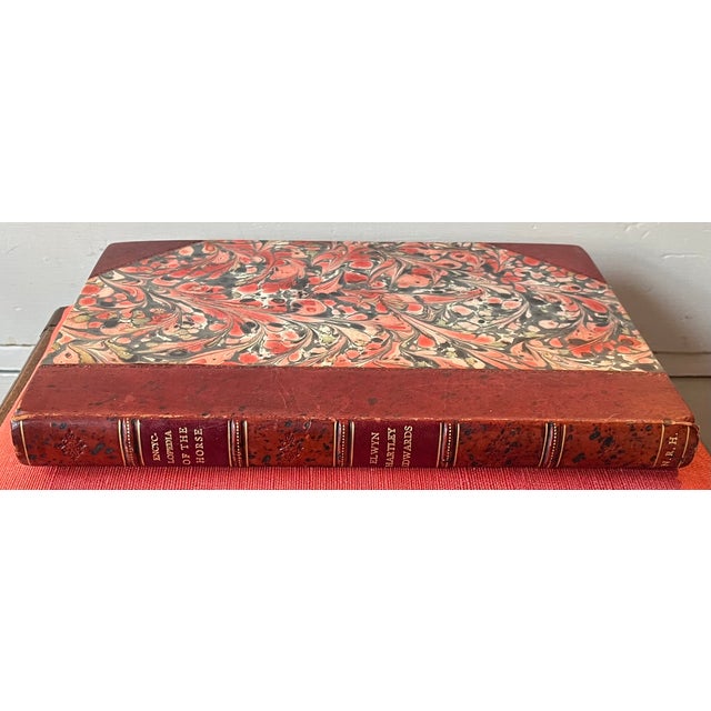 Fine red leather binding - "Encyclopedia of the Horse" - edited by Elwyn Hartley Edwards. A stunning celebration of the...