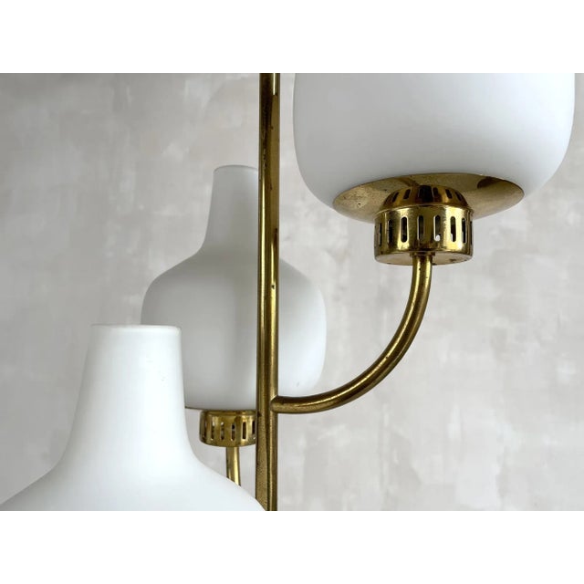 Mid-Century Modern Italian Floor Lamp with Three Lights from Stilnovo, 1950 For Sale - Image 3 of 11