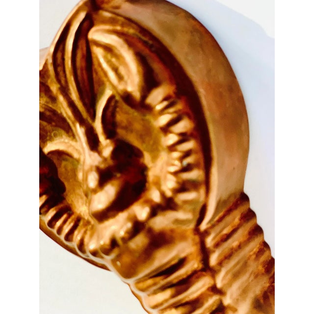 Vintage 1980’s Copper Lobster Kitchen Mold For Sale - Image 10 of 11