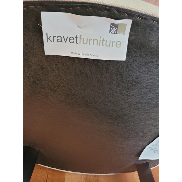 2020s Kravet Beaumont Dining Arm Chair by Larry Laslo For Sale - Image 5 of 6