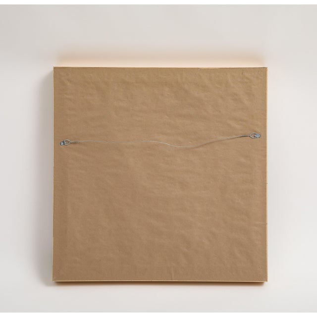 Navy Blue Kali Sanders, "Scratch", Synograph on Panel, 2020 For Sale - Image 8 of 11