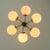 Brass Round Hanging Light from Limburg, 1970s For Sale - Image 6 of 9
