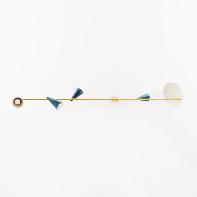 Mid-Century Modern Primavera Iniziò Lighting Italian Mid Century Design Chandelier For Sale - Image 3 of 8