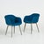 Vintage Fiber Armchairs in Grey Textile Upholstery by Iskos-Berlin for Muuto, 1980s, Set of 2 For Sale - Image 6 of 6