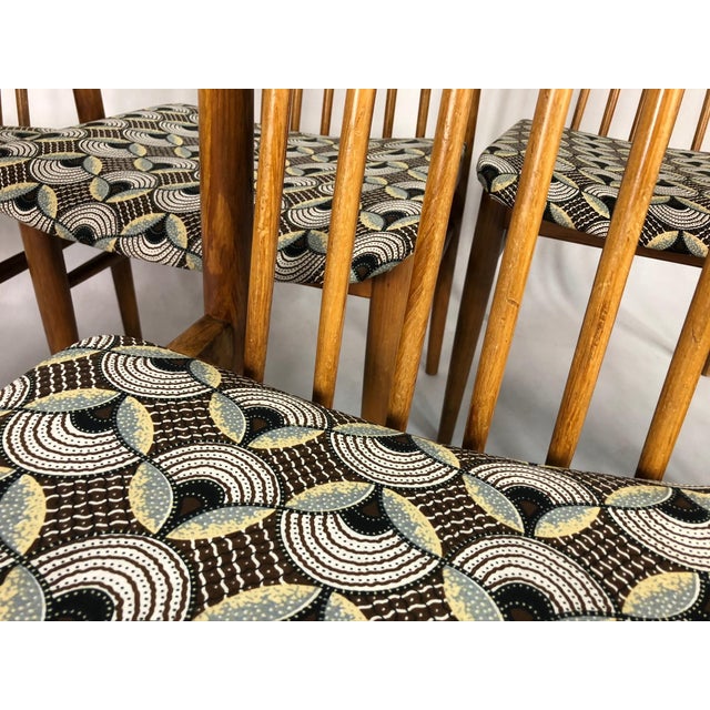 High Back Dining Chairs by Ernst Martin Dettinger, 1960s, Set of 6 For Sale - Image 11 of 15