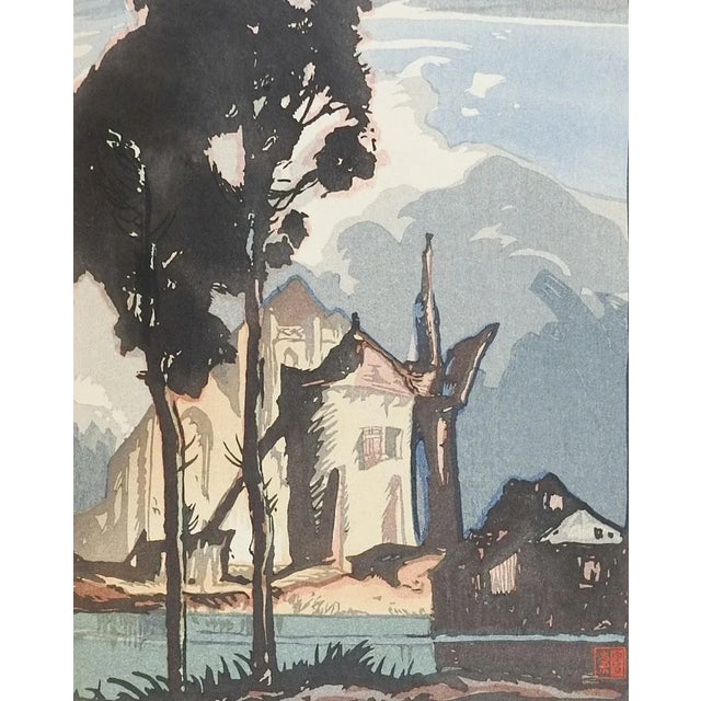 Printmaking Materials Vintage 1924 Urushibara 10 Woodcuts After Brangwyn For Sale - Image 7 of 13