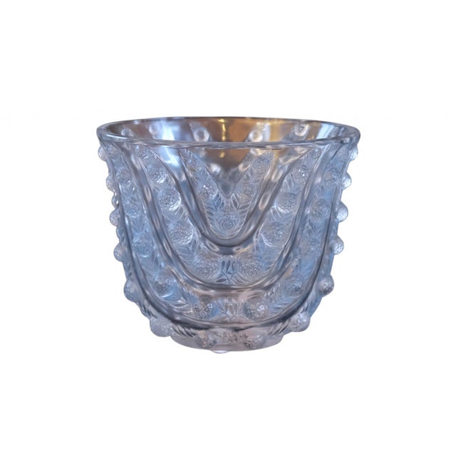 White Vichy Vase by René Lalique, 1937 For Sale - Image 8 of 8