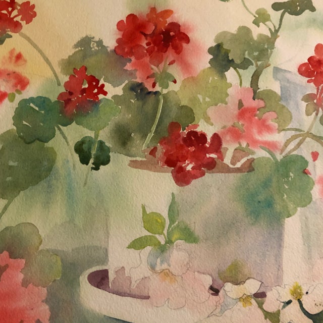 Original painting on uneven paper 15 x 22 unframed Unsigned