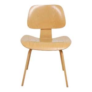 DCW Chair of Molded Oak by Charles Eames for Vitra, 1990s