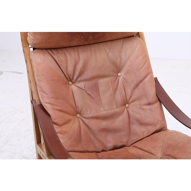 Vintage Hunter Chair in Leather by Torbjørn Afdal, 1960s For Sale - Image 6 of 18