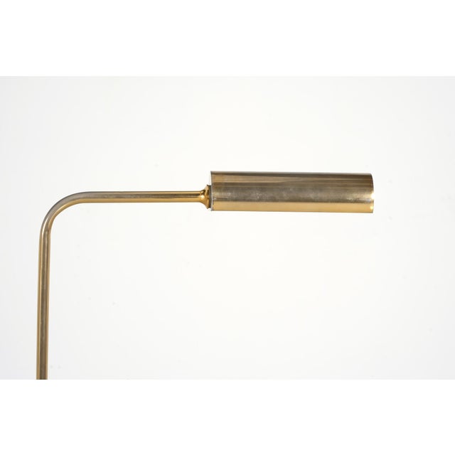 1970s Floor Reading Lamp in Gold Plated Steel, 1970 For Sale - Image 5 of 10