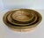 Mid-Century Modern Set of 3 Italian Nesting Pencil Reed and Brass Bowls Attributed to Gabriella Crespi For Sale - Image 3 of 9