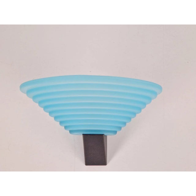 Metal Vintage Wall Lamp in Murano Glass from Mazzega, Italy, 1980s For Sale - Image 7 of 12