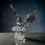 Waterford Crystal Fred Curtis Sculpture/Figurine - Eagle With Outstretched Wings (Vintage, Model #105153) For Sale - Image 18 of 18