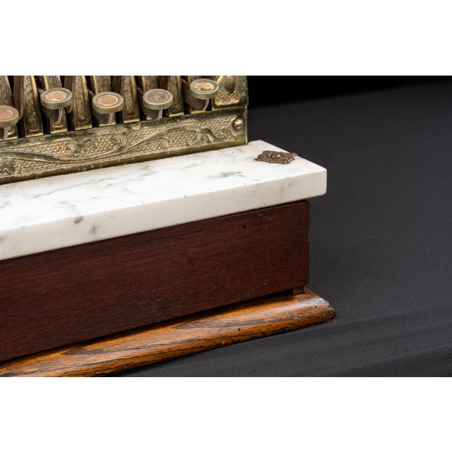 Metal Late 19th Century "Michigan" Model Cash Register by National For Sale - Image 7 of 18