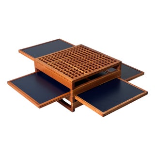 Vintage Coffee Table by Bernard Vuarnesson for Tetra, 1980s For Sale