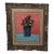 1960s Giuseppe Napoli Modernist Still Life Flowers Oil Painting, Framed For Sale