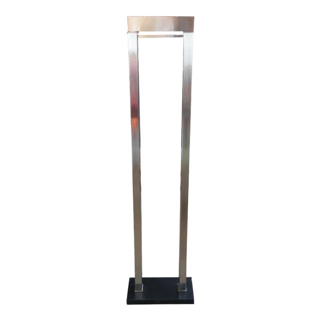 Late 20th Century The Natural Light Company Contemporary Metal Swivel Floor Lamp Dimmable For Sale