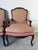 Vintage French Provincial Louis XV Style Carved Walnut Armchairs – A Pair For Sale In Miami - Image 6 of 11