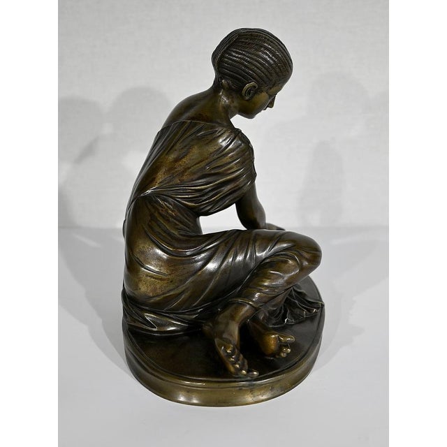 La Joueuse d’Osselets, 19th-Century, Bronze For Sale - Image 5 of 15