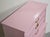 Mid Century Transitional Highboy Dresser by Dixie Furniture in Pink - Newly Painted For Sale - Image 11 of 14