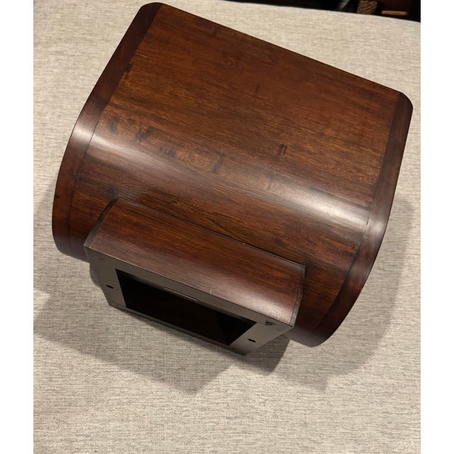Frontgate ModernVintage Teak U-Shaped Magazine Holder For Sale - Image 10 of 11